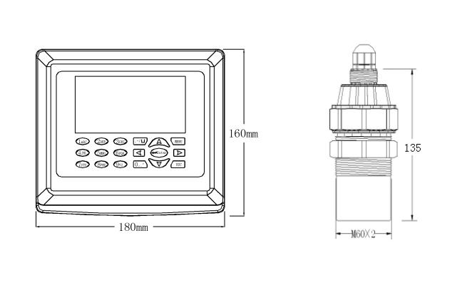 高精度超聲波液位計(圖1) 高精度超聲波液位計(圖1)